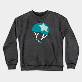 Roller Derby Rumble Jammer Helmet Crewneck Sweatshirt